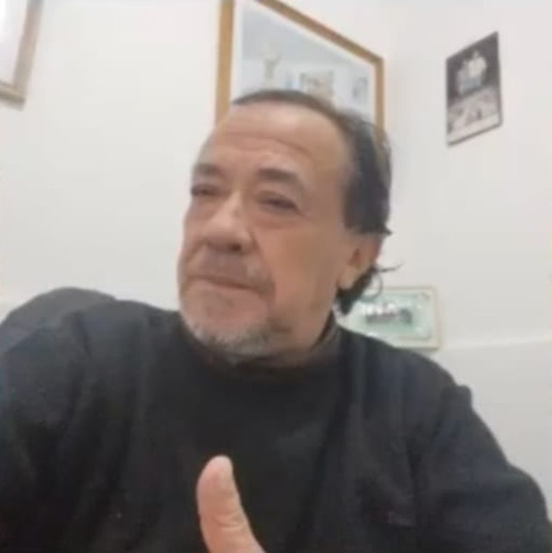 Una de las pocas fotos que existen del sindicalista Roberto Vega.