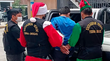 Un operativo antidrogas en Perú, un éxito gracias a Papá Noel