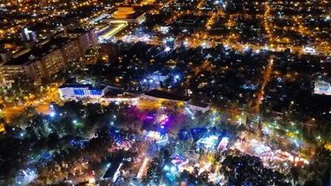 Así se ve el parque desde arriba con la expo FNS
