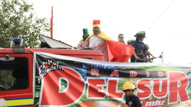 Los Reyes Magos de Radio del Sur llevaron alegría a los chicos