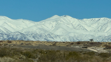 Las hermosas postales de la Cordillera nevada, tomadas desde Iglesia.