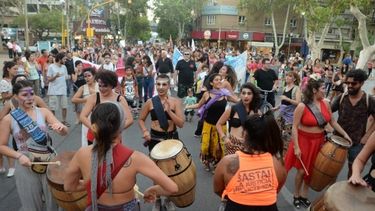 Gran movida universitaria en San Juan en el #8M