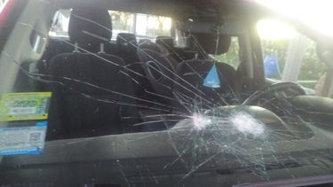 Vecinos de San Martín cansados de los ataques a piedrazos contra vehículos