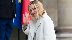 Giorgia Meloni, primera ministra de Italia, visitó al Papa Francisco.