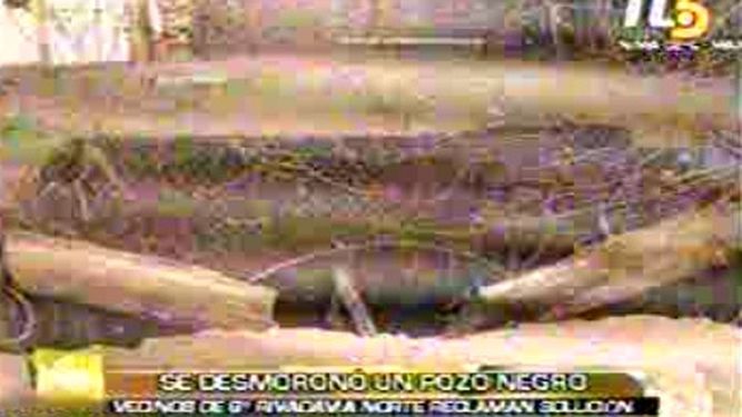 Se abrió la tierra y ocasionó un peligroso cráter