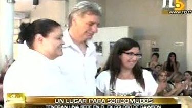 Los sordomudos en Rawson tendrán su propia sede