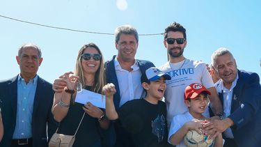 En este período de casi 40 años, llegamos a las 40.000 viviendas entregadas en la provincia”, dijo Uñac.&nbsp;