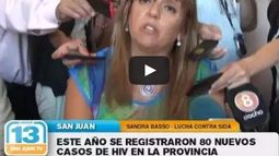 80 casos nuevos de VIH este 2014