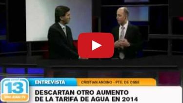 Aseguran que no habrá otro aumento de agua en lo que resta del año
