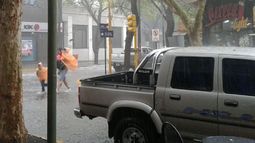 Impactante pedrada en San Juan