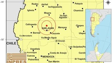 Sismo con epicentro muy cerquita de Capital: ¿lo sentiste?