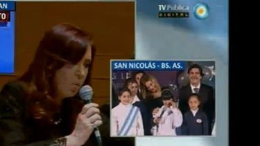 Mirá qué le pasó cuando escuchó a la Presidenta