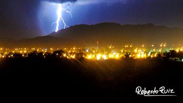 ¡Rayos! Alucinantes fotos de la tormenta sanjuanina