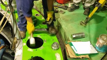 La reparación del corazón de la Central de Ullum, un desafío que ya va por la etapa final