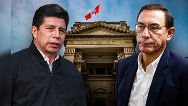 Pedro Castillo y&nbsp; Martín Vizcarra