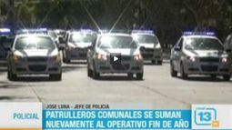 Fuertes controles policiales en fin de año