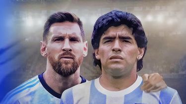 Lionel Messi y Diego Maradona, dos referentes de la Selección Argentina, forman parte del nuevo video de Janna.