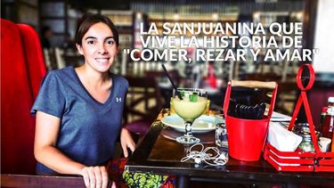 La sanjuanina que vive la historia de ‘’Comer, rezar y amar’’