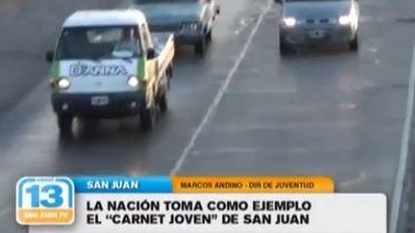 La Nación toma como ejemplo el “Carnet Joven” de San Juan