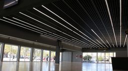 El gran salón donde va la confitería pronto se verá operativo en la Terminal de Ómnibus.&nbsp;