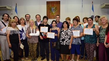 Entregaron certificados CTC a discapacitados