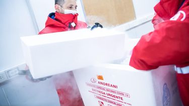 Más vacunas: llegaron 12.900 dosis de AstraZeneca