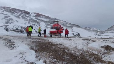 Trascendieron detalles del rescate de un obrero de Veladero, en plena cordillera