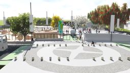 Con torneo y banda, inauguran el Espacio Deportivo Urbano