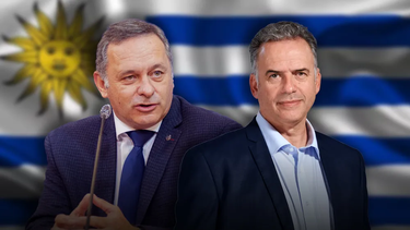 Álvaro Delgado y Yamandú Orsi
