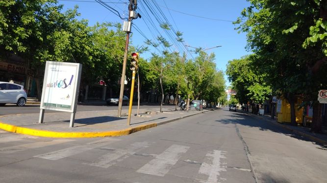 Feriadazo en el centro sanjuanino