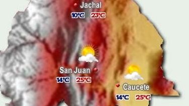 Fin de semana con zonda y neblinas