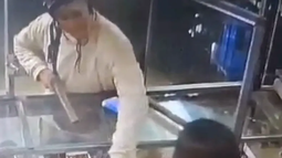 La imagen captada por una cámara de seguridad. La imagen captada por una cámara de seguridad.