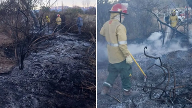 Las llamas encendieron la alarma en Jáchal: investigan si fue intencional