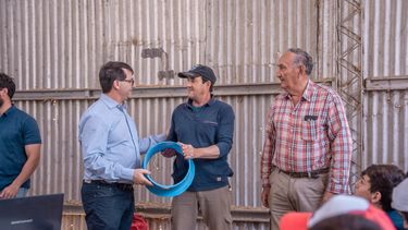 En Rawson, una millonaria inversión para mejorar la técnica de riego de los productores