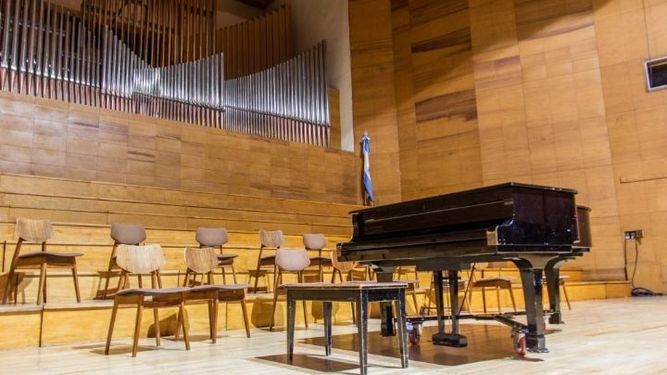 El terremoto dejó seriamente afectado al Auditorio y debieron cerrarlo por tiempo indeterminado