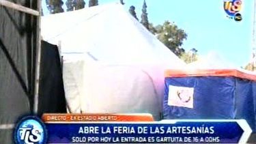 Espiá cómo se prepara la Feria Internacional De Artesanías