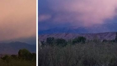 El viento Zonda ya se hace sentir en departamentos cercanos a la Cordillera