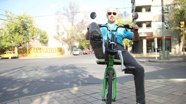 Gustavo Simó, el loco de la bicicleta