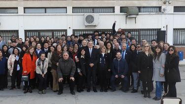 Se jubiló el director de una histórica escuela sanjuanina, en un emotivo acto