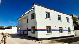 Una nueva comisaría en San Juan, casi terminada: mirá cómo va quedando