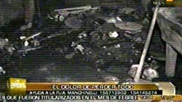 Se les incendió la casa y no tienen dónde vivir