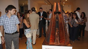 Con el cobre como protagonista 11 artistas sanjuaninos lucieron sus obras