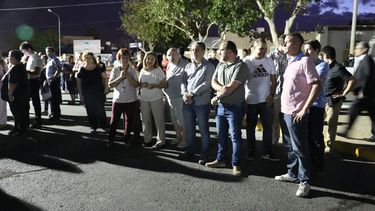 Dejaron inaugurada la obra de repotenciación de luminaria en Villa Don Bosco
