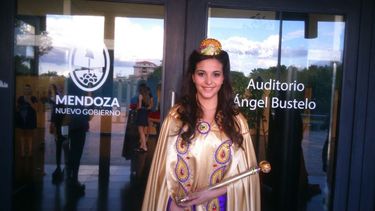 Gabriela I tuvo su primer compromiso en la Vendimia