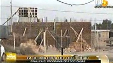 Llaman a licitación para terminar de construir las últimas casas del lote hogar