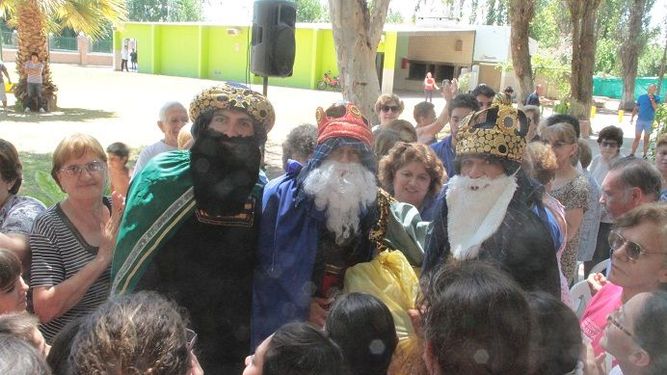 Los Reyes Magos sorprendieron en el Camping de Don Bosco