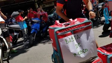 Alerta por robos pirañas: la denuncia viral de un delivery