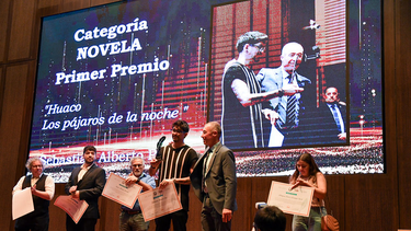 Los ganadores del concurso de literatura de la Legislatura Provincial.