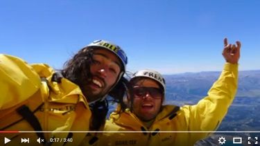 Así compartía Iñaki su pasión por la escalada y por su tierra