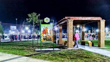 En San Martín ya disfrutan de una remodelada plaza hasta un nuevo playón deportivo